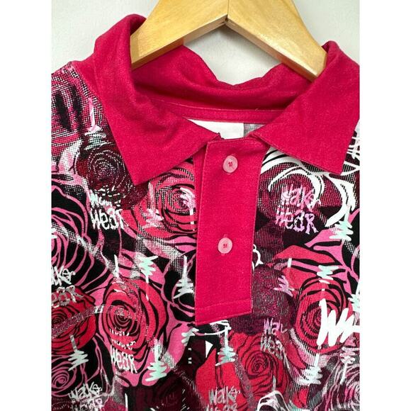 Vintage Walker Wear Polo Shirt Mens Large 90s Snoop Tupac Music Hip Hop RARE - Picture 8 of 10